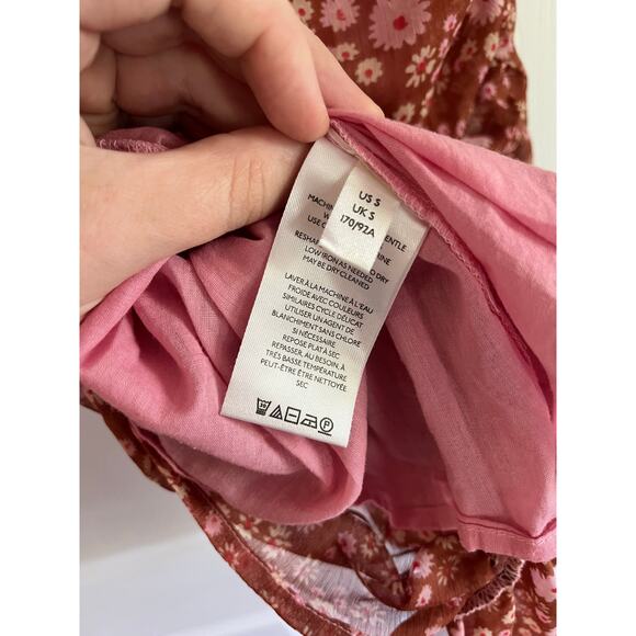 Free People Tessa Ruched Floral Mini Dress - Picture 6 of 9